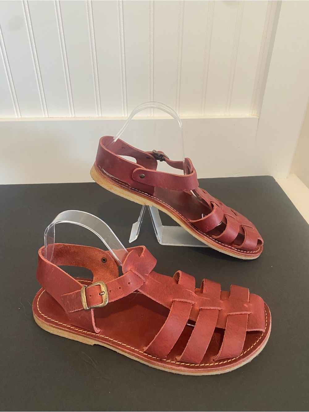 Duckfeet Ringkobing Fisherman Sandals Sandals RED EU 43, US 11